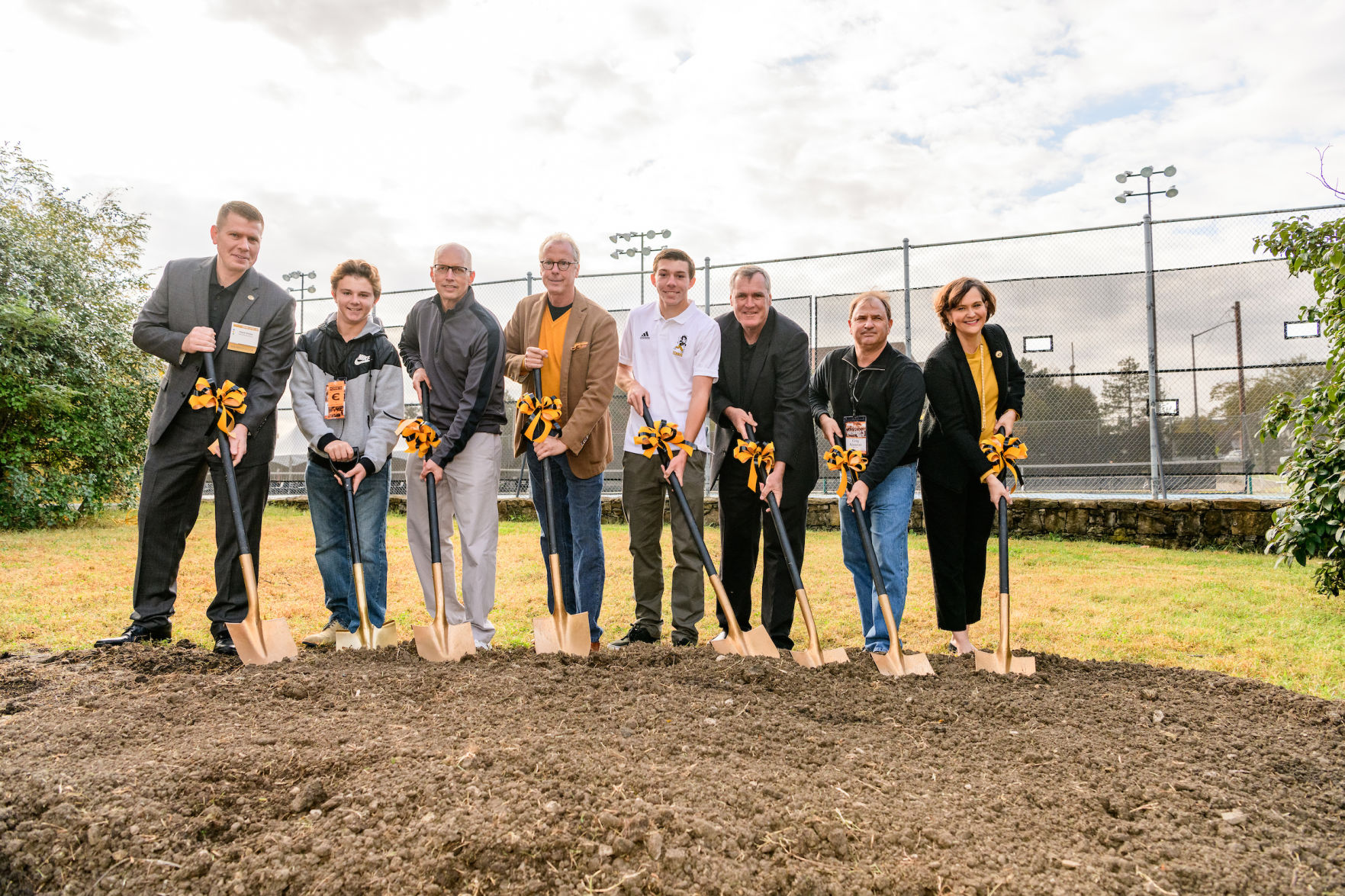 Kossover Family Tennis Complex Groundbreaking Ceremony - October 19, 2019